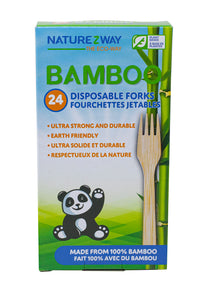 Bamboo Disposable Forks