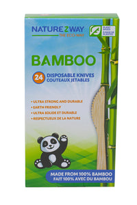 Bamboo Disposable Knives