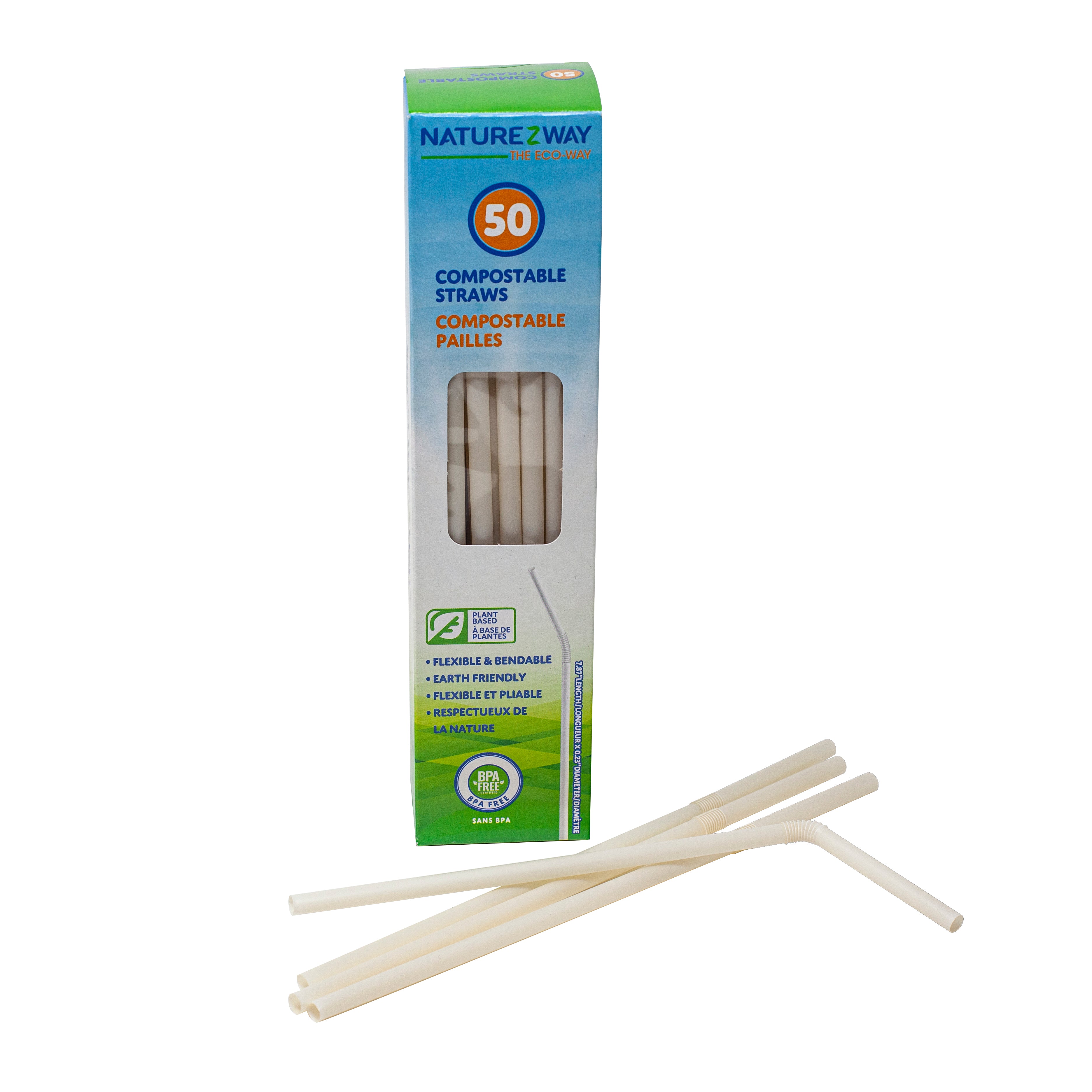 100% Compostable Straws