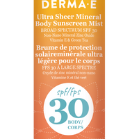 SPF30 Mineral Body Sunscreen Mist