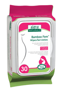 Aleva Naturals® Bamboo Fem Wipes