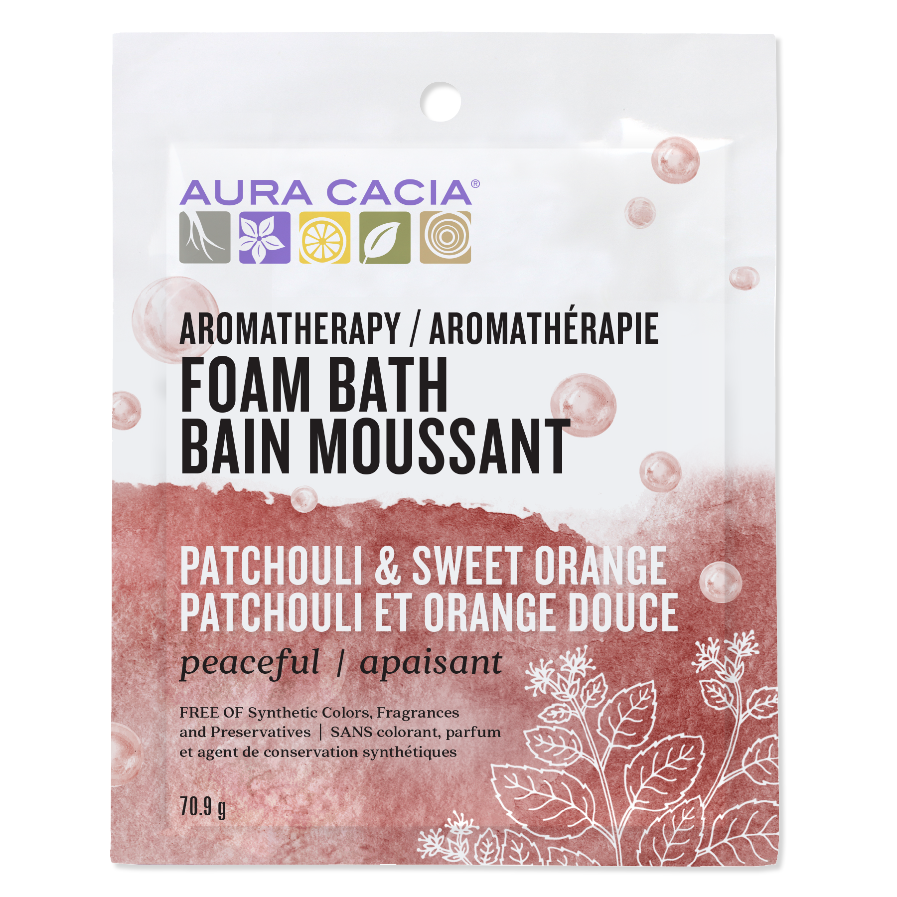 Patchouli/Sweet Orange Foam Bath