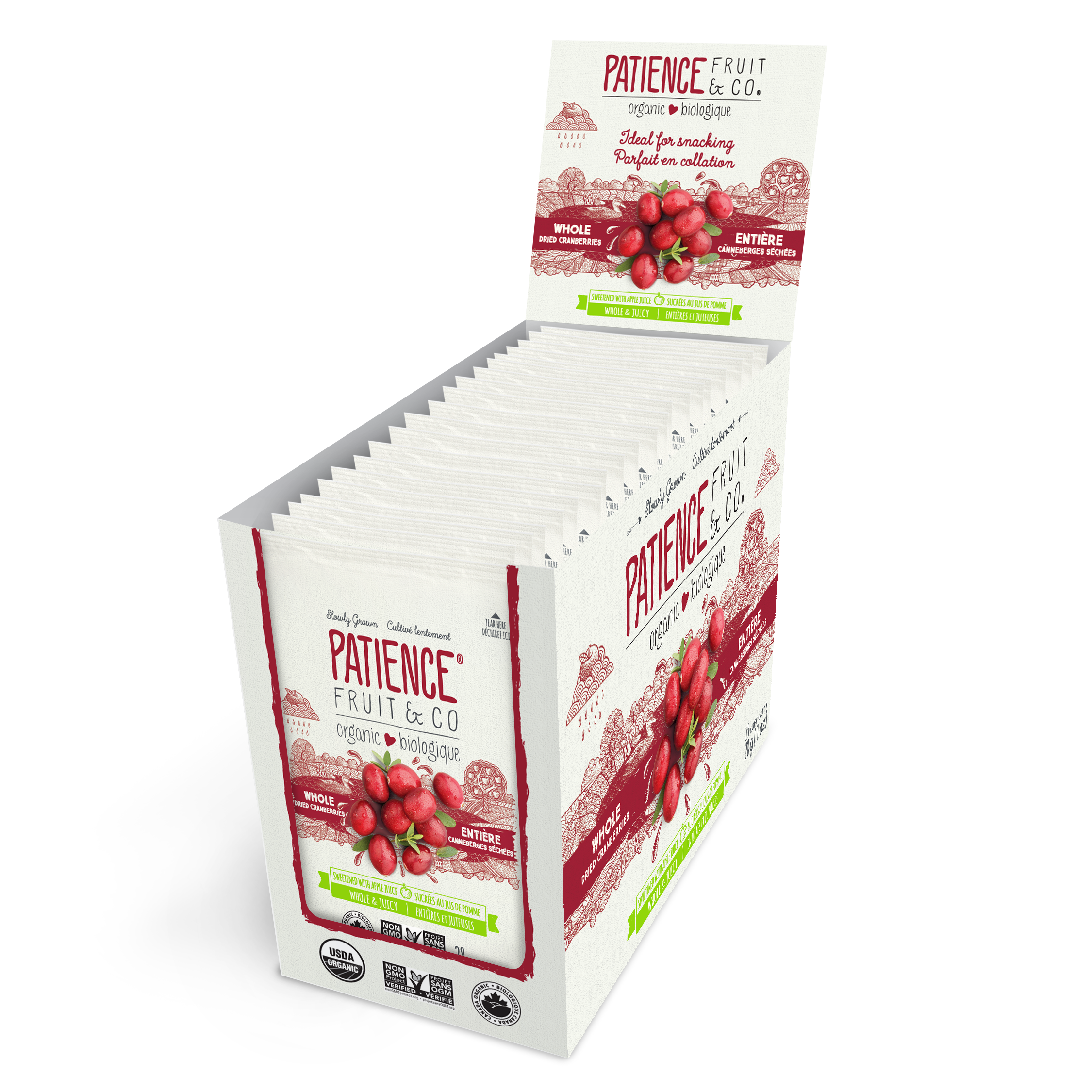 Whole & Juicy Dried Cranberries Cdy