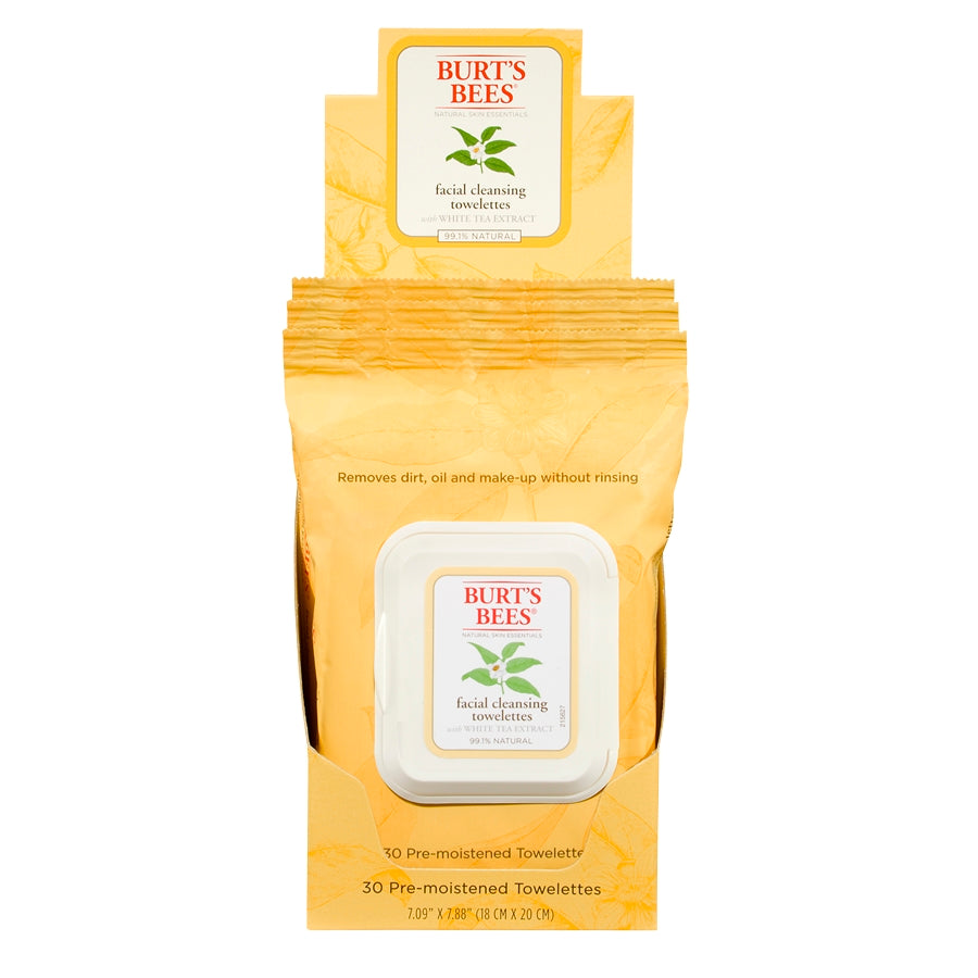 White Tea Towelettes 30ct POS BOX