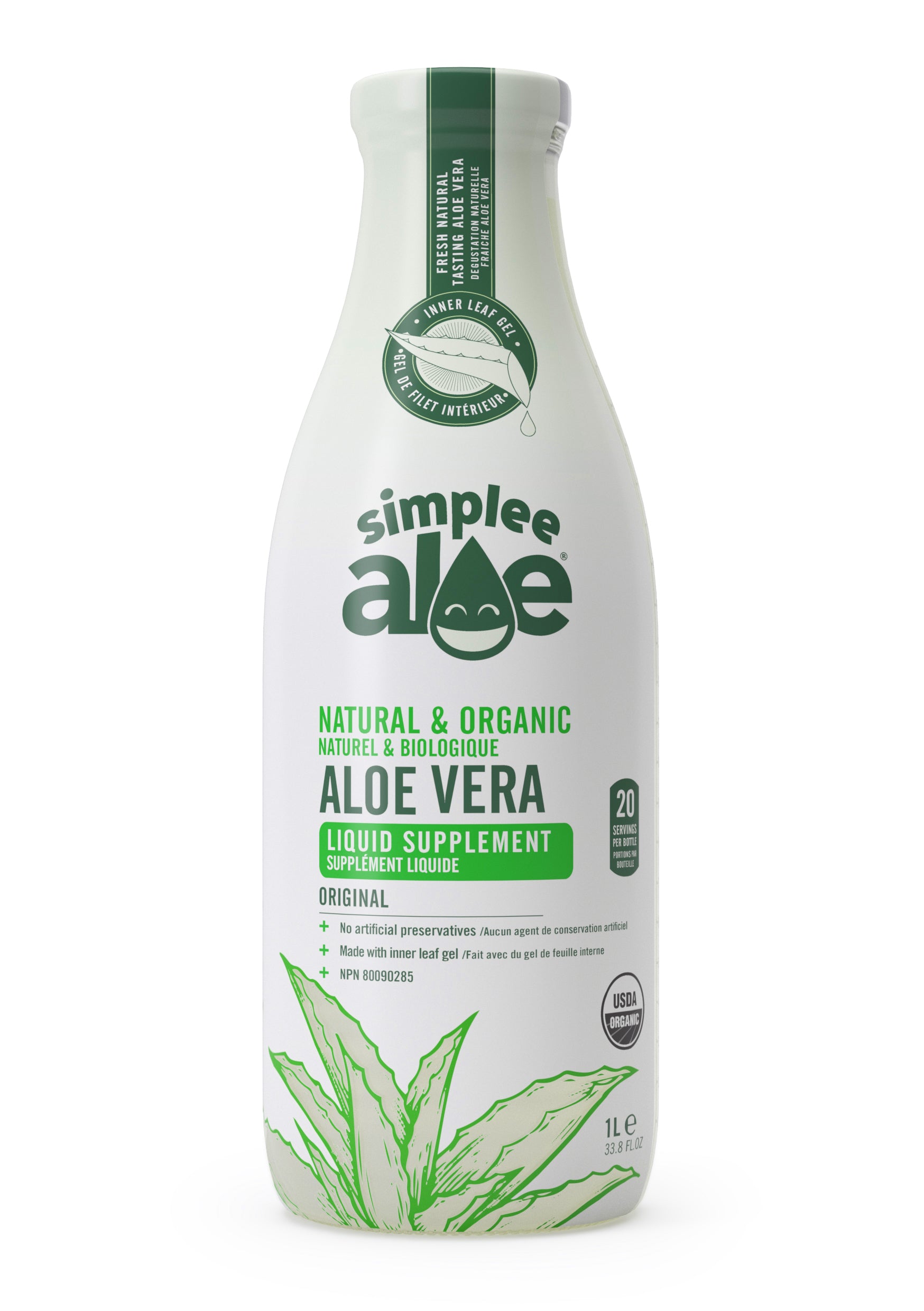 Organic Aloe Vera Supplement 1L