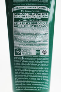 Lemongrass Lime Shaving Gel