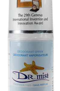 Dr. mist Deodorant Unscented Spray