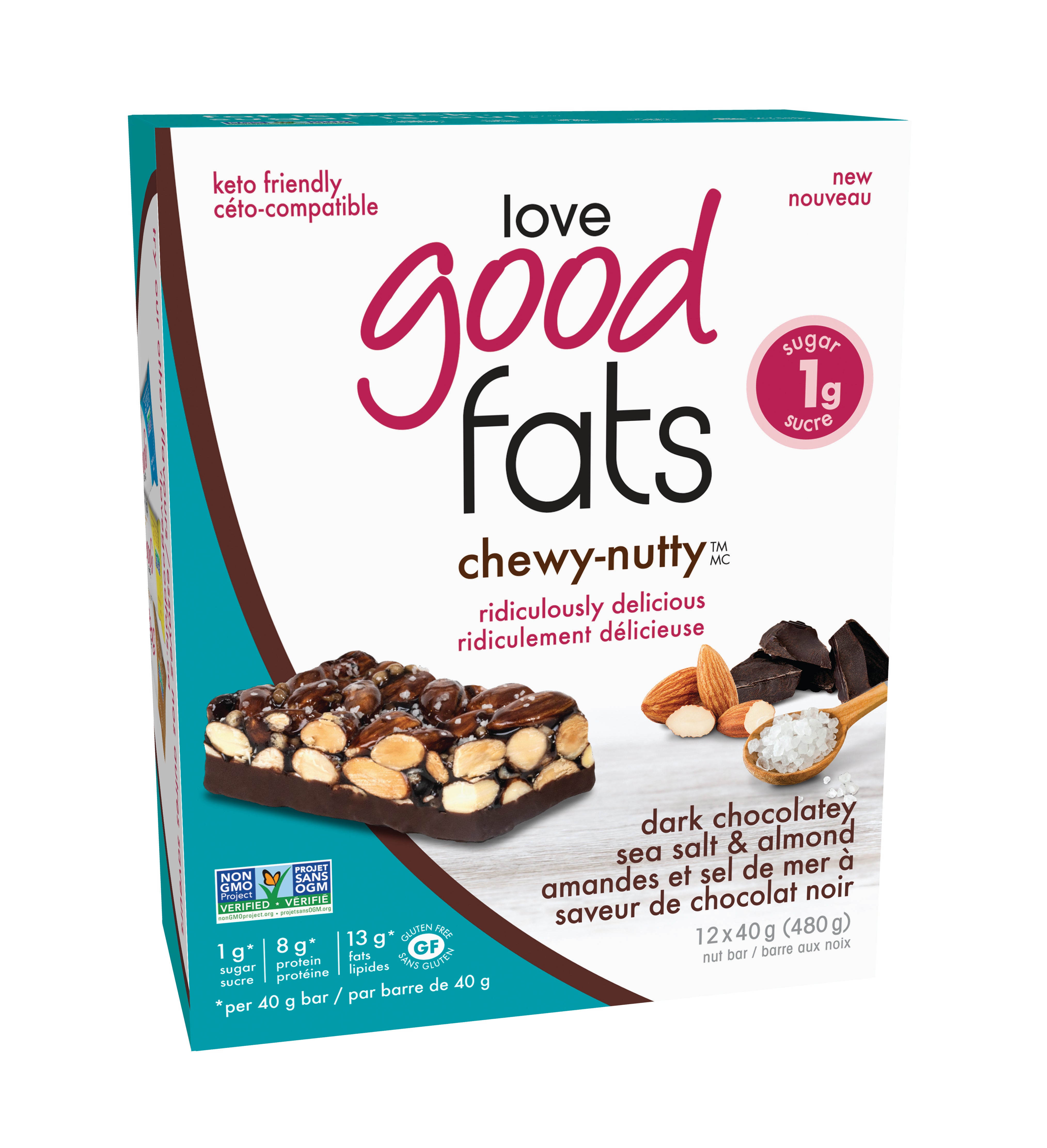 Chewy Nutty Drk.Choc.SeaSalt Almond