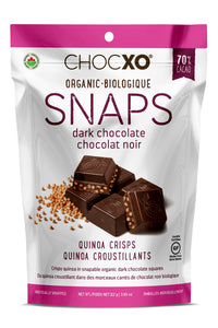 Org 70% Drk Quinoa Snaps Pouch