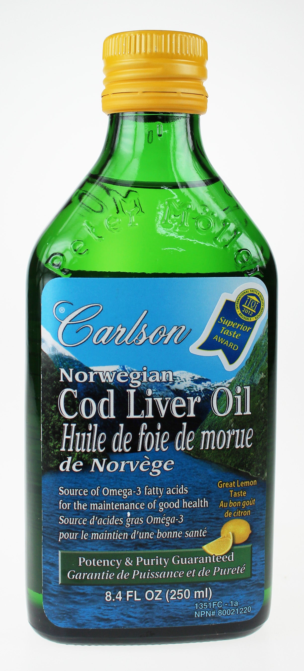 Norwegian Cod Liver Oil Lemon