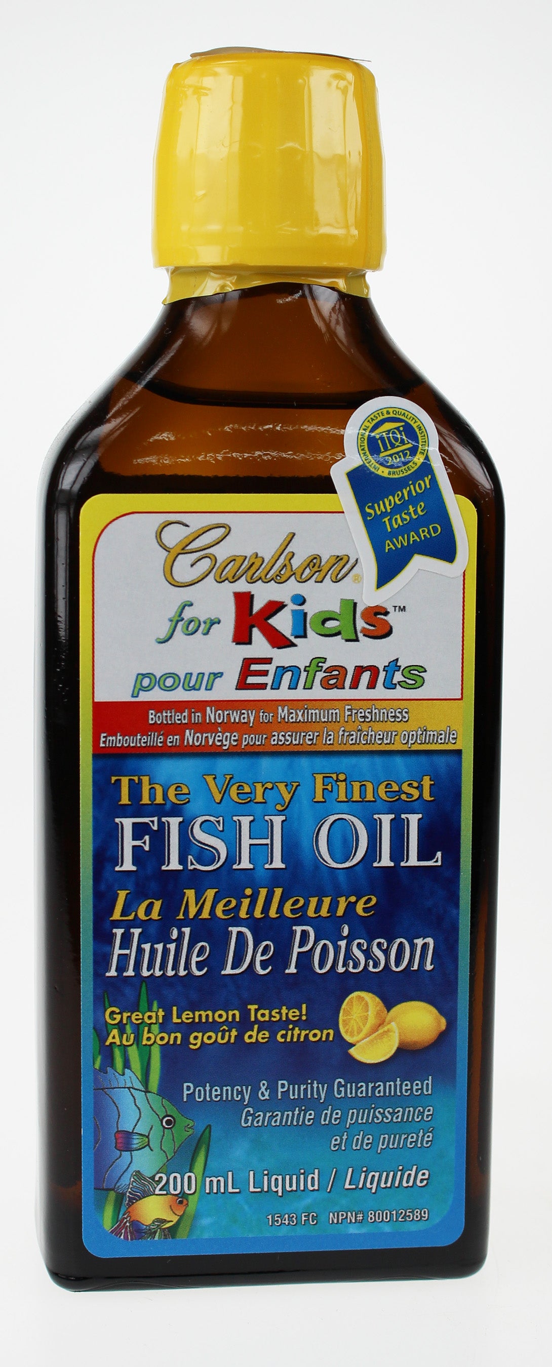 Very Finest Fish Oil for Kids Lemon