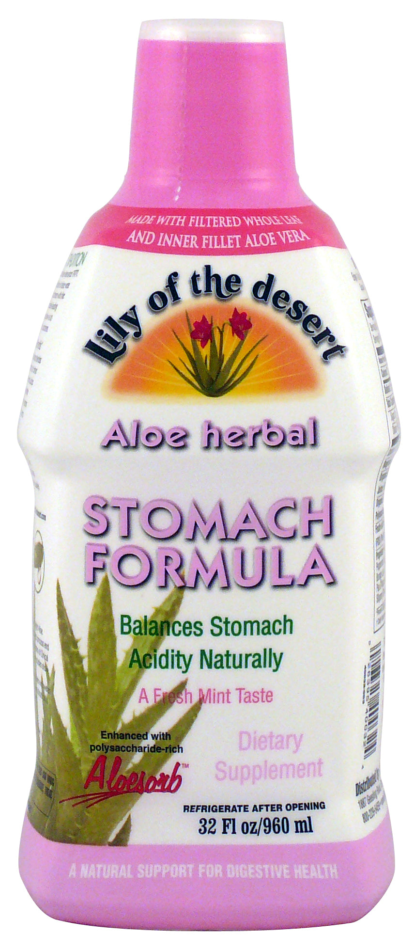 Aloe Gel Stomach Formula - Plastic