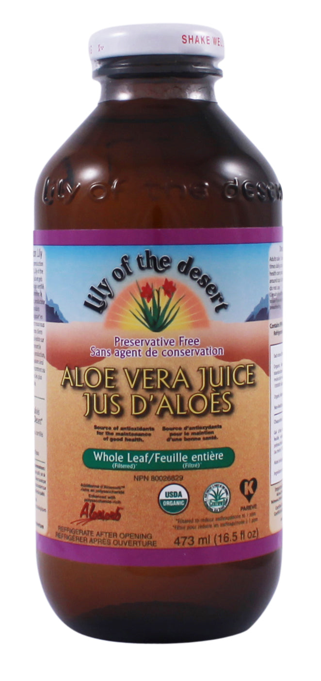 Aloe Vera Juice Whole Leaf - Gls