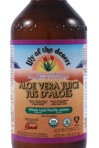 Aloe Vera Juice Whole Leaf - Gls