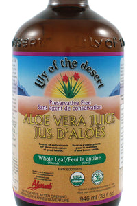 Aloe Vera Juice Whole Leaf - Gls