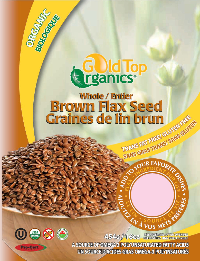 Whole Brown Flax Seed 454g