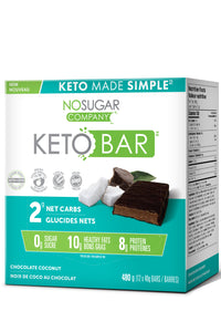 No Sugar Keto Bar Chocolate Coconut