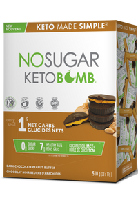 No Sugar Keto Bomb Dark Choc PB