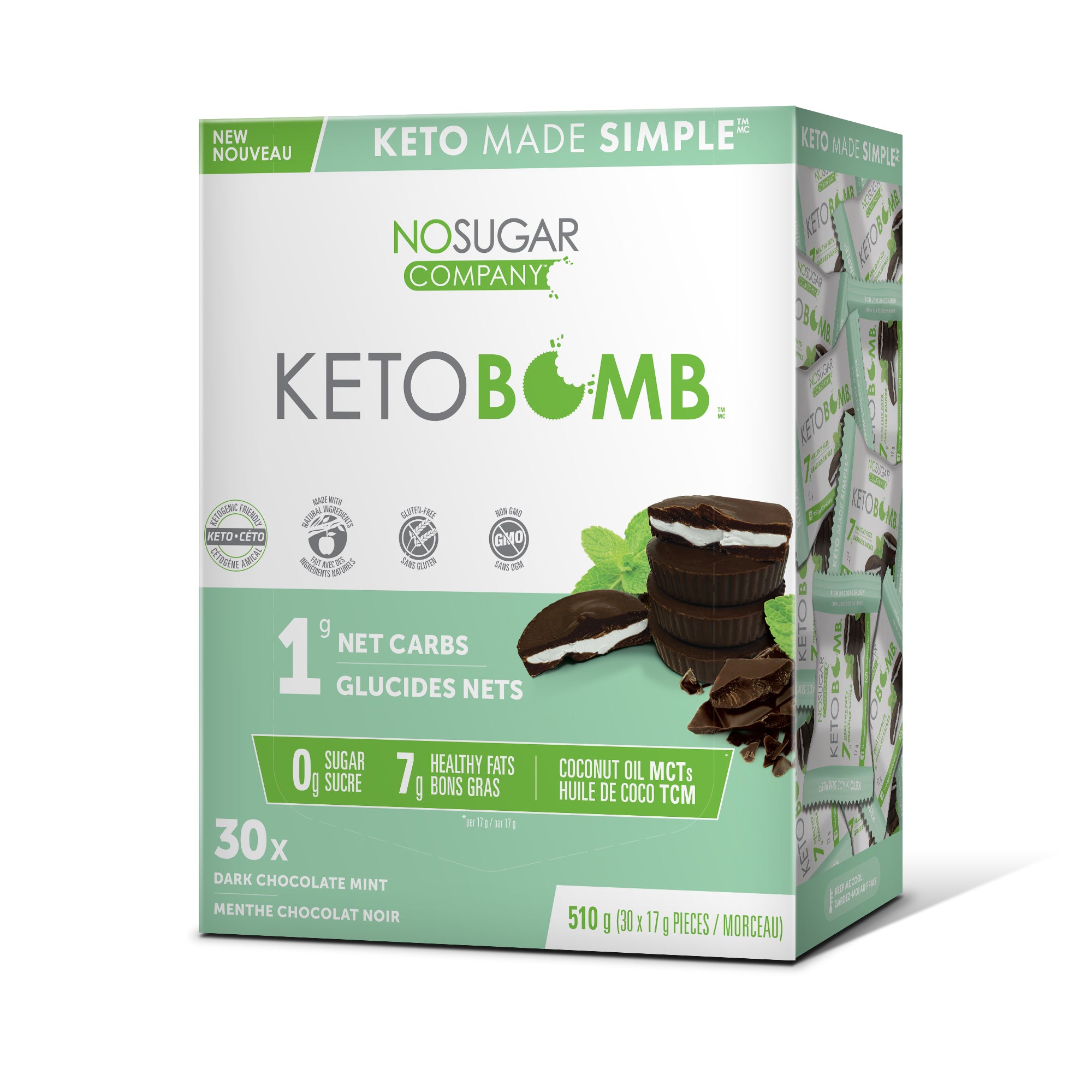 No Sugar Keto Bomb Choc Mint