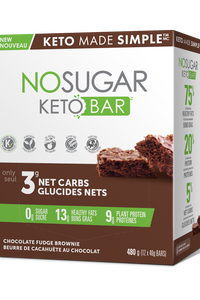 No Sugar Keto Bar Choc FudgeBrownie