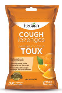 Orange Cough Lozenges Pouches