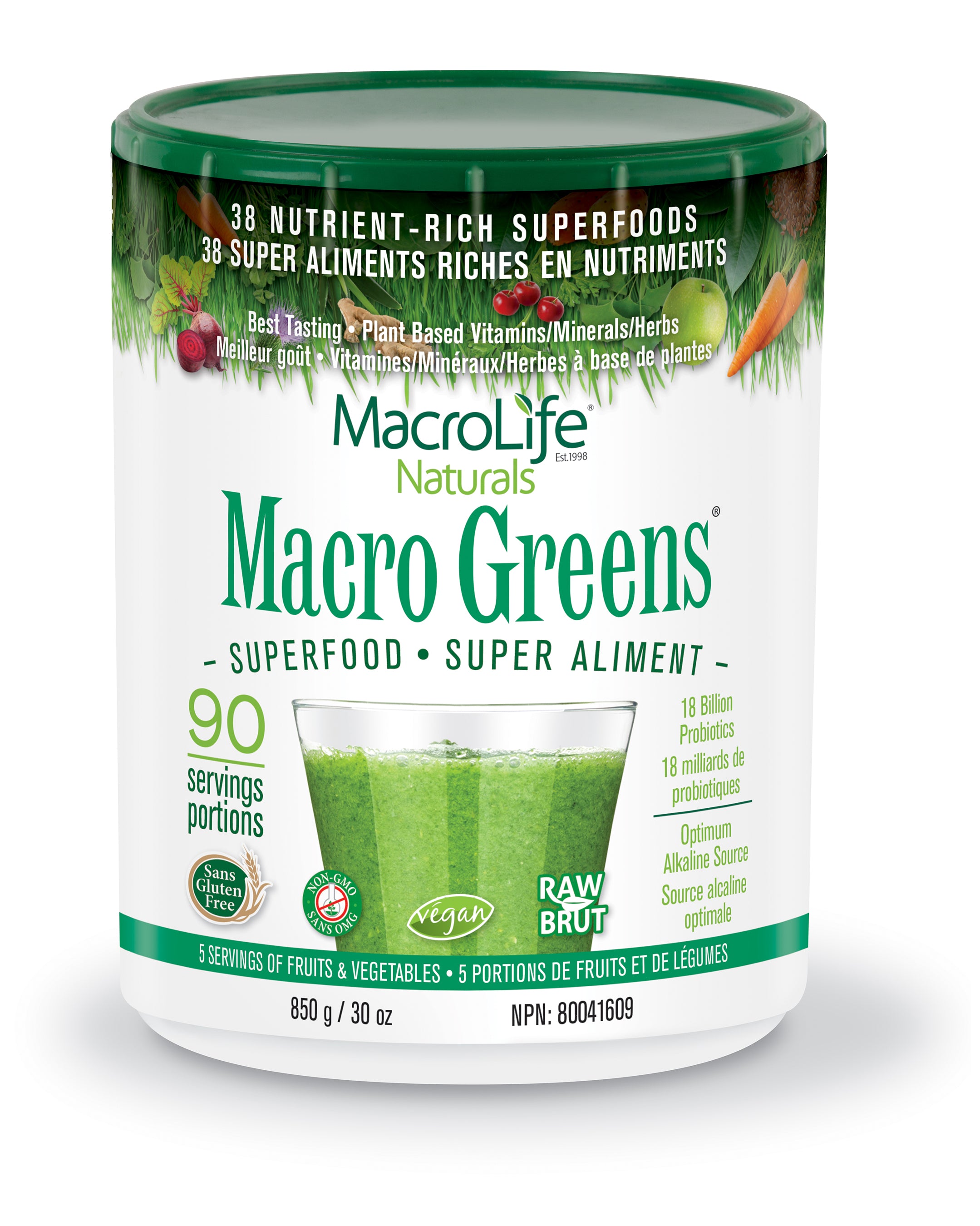 Macro Greens canister 90 SRV