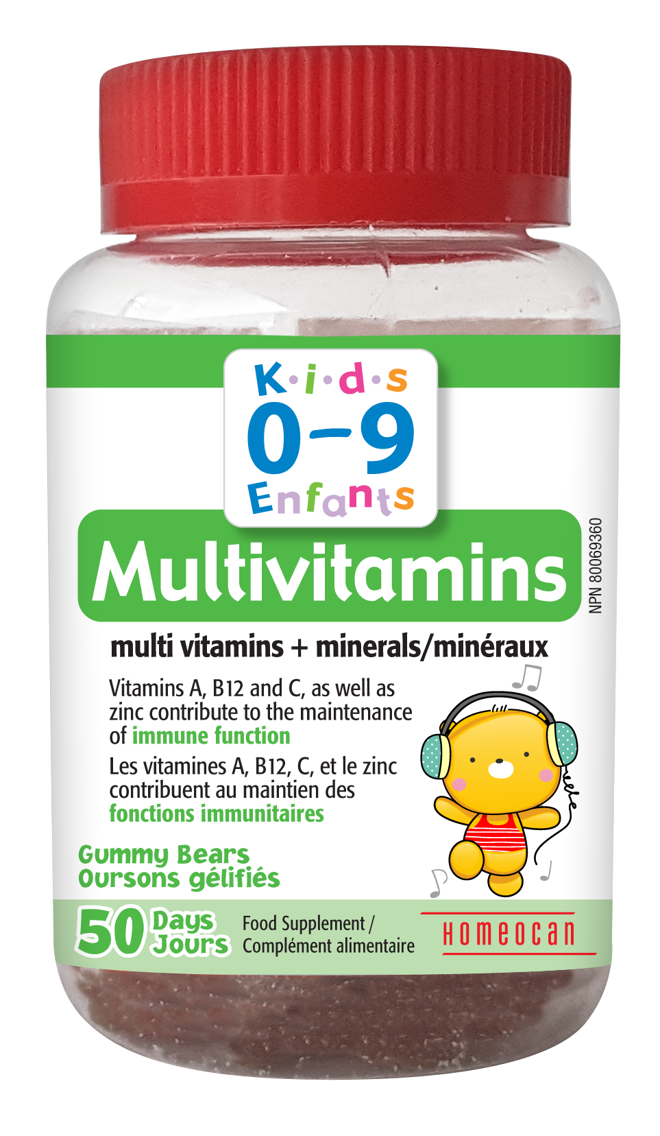 Kids 0-9 MultiVitamins Gummies