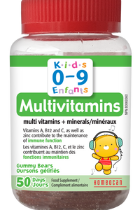 Kids 0-9 MultiVitamins Gummies