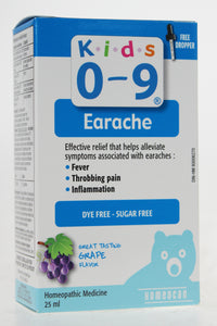 Kids 0-9 Earache Solution