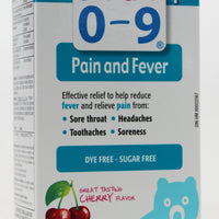 Kids 0-9 Pain and Fever