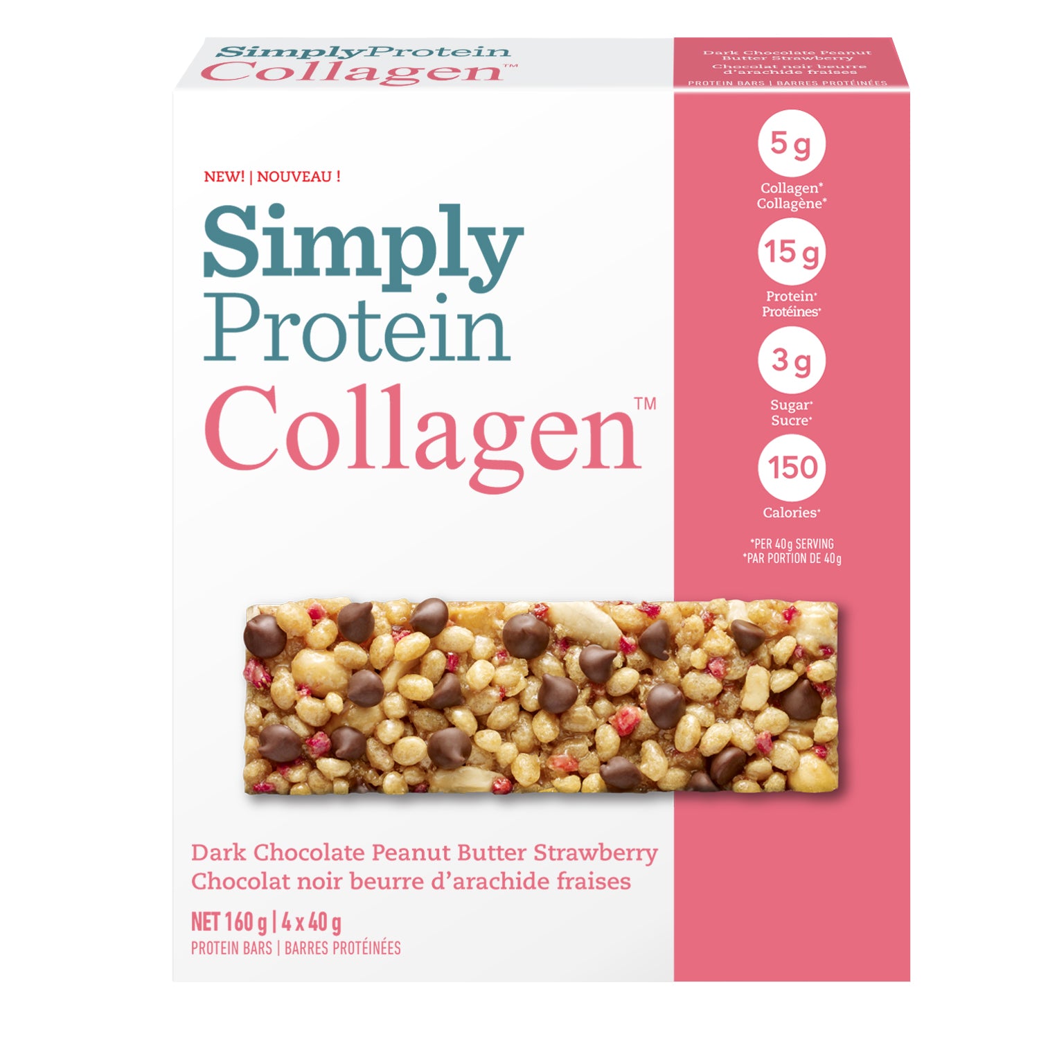 Collagen Dark Choc PB Strawberry