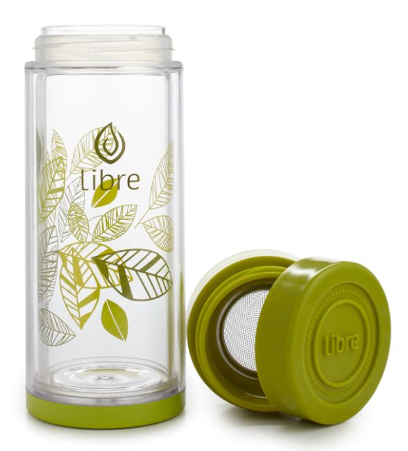 Lively Leaves Glass Infuser(green)