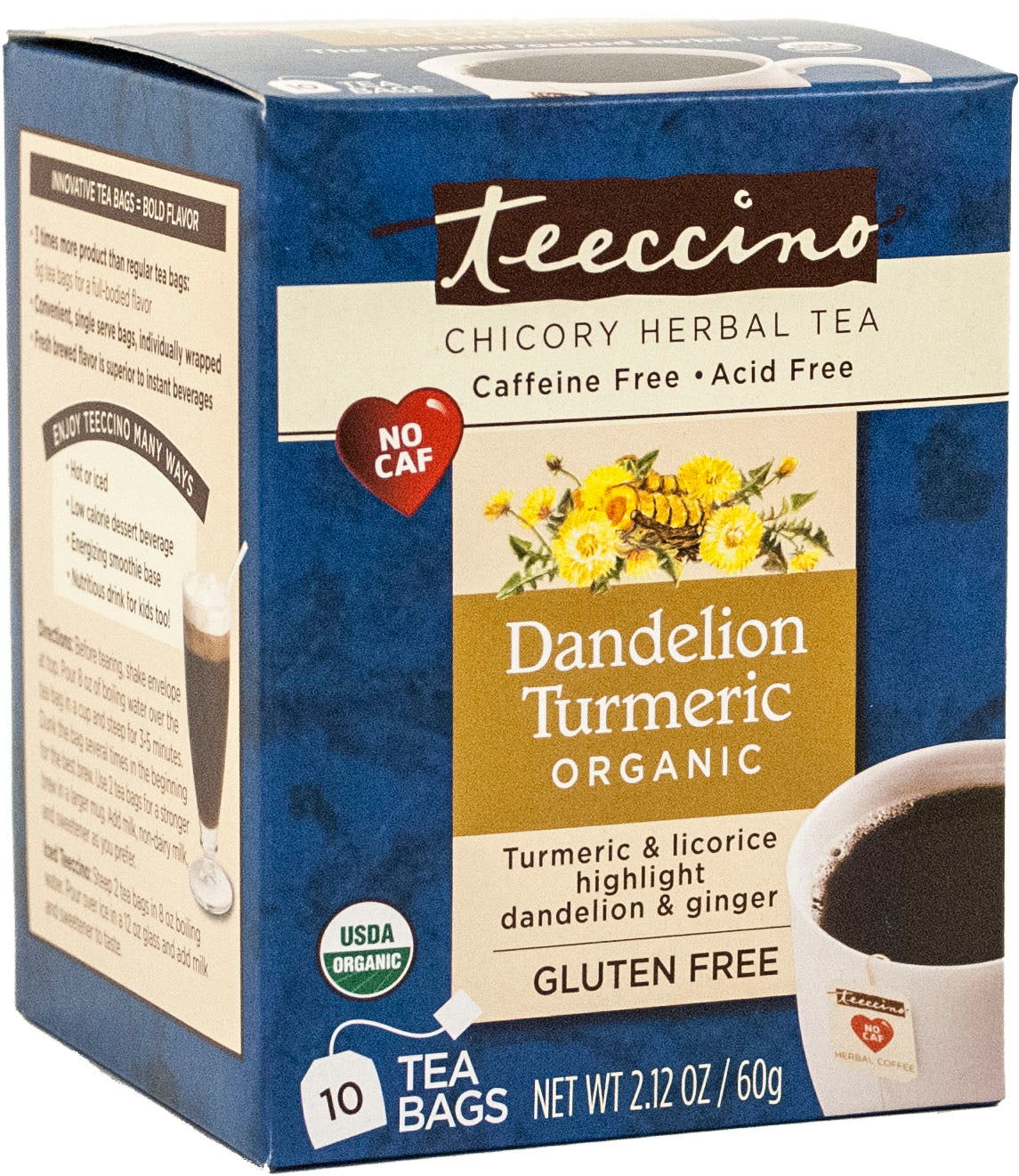 Dandelion Turmeric Chicory Tea