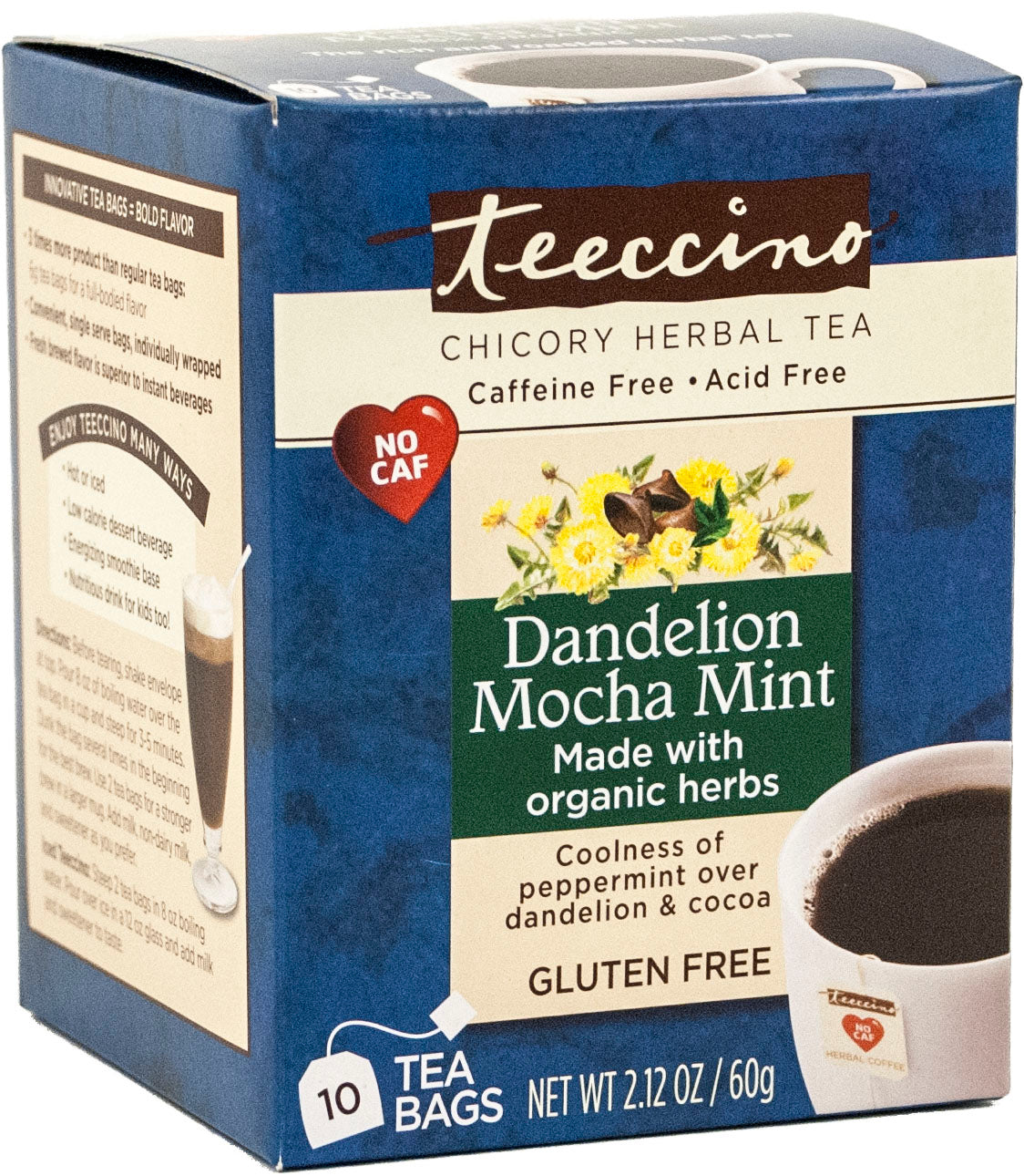 Dandelion Mocha Mint Chicory Tea