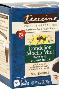 Dandelion Mocha Mint Chicory Tea