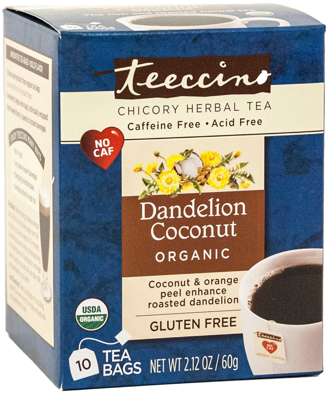 Dandelion Coconut Chicory Tea