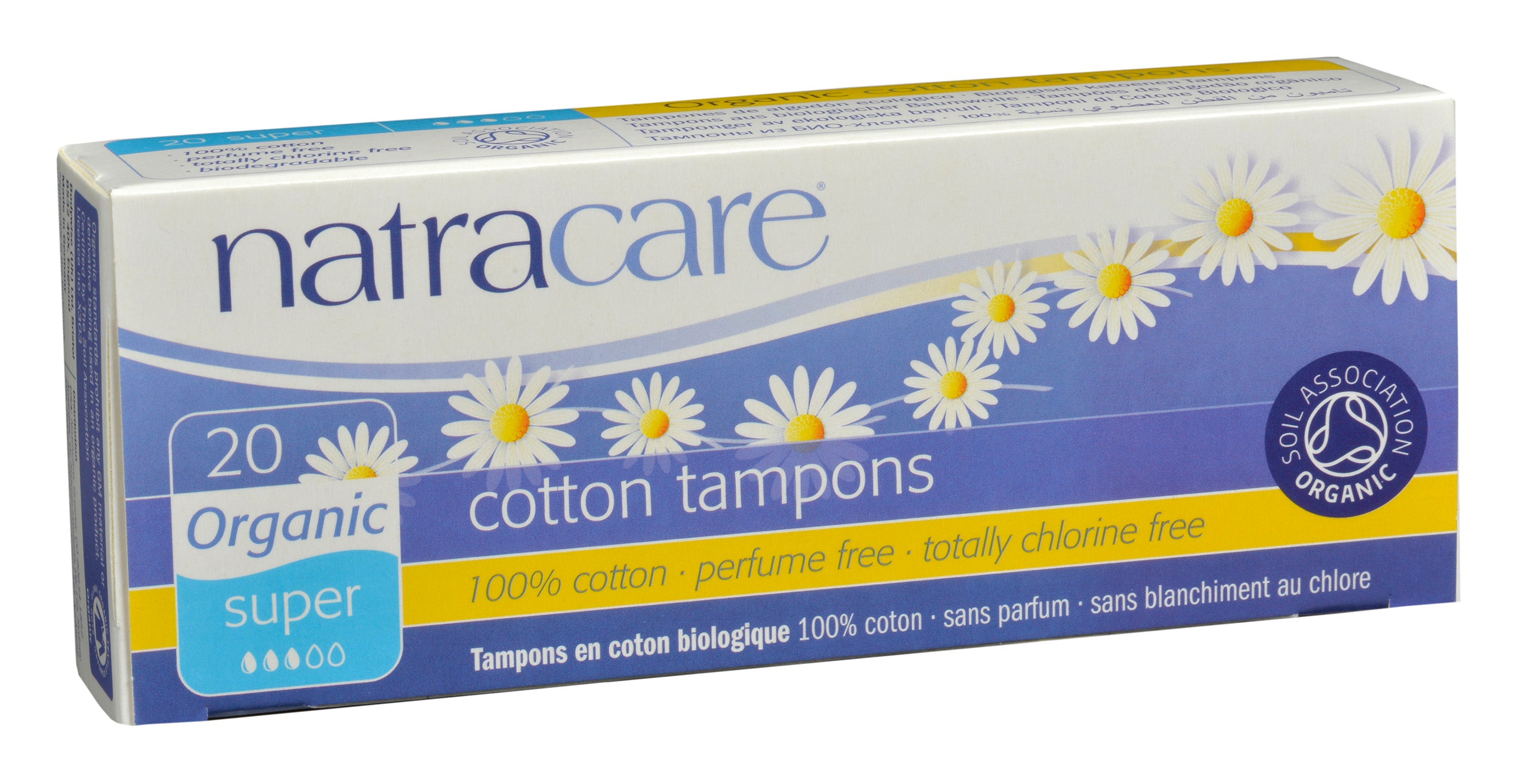 ORGANIC Super Non-Applicator Tampons