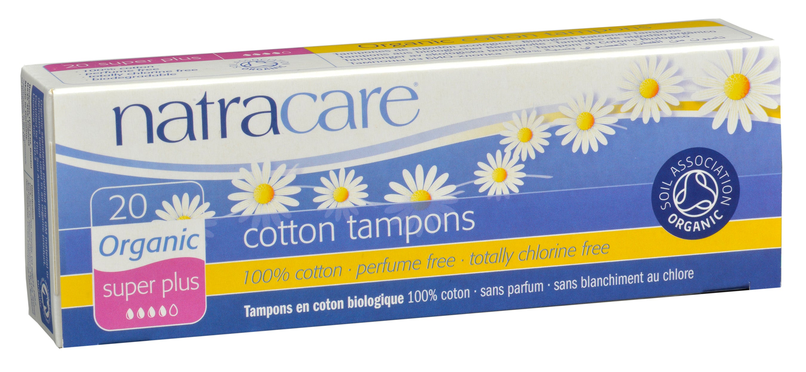 Organic Cotton Super Plus Tampons