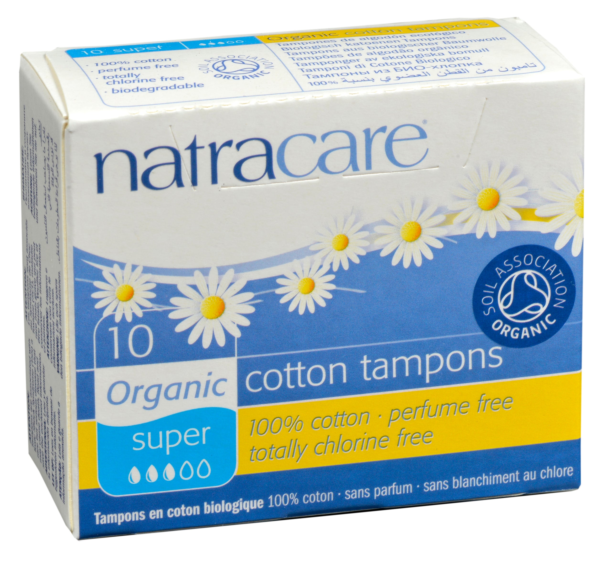 Organic Cotton Super Tampons