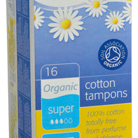 ORGANIC Super Applicator Tampons