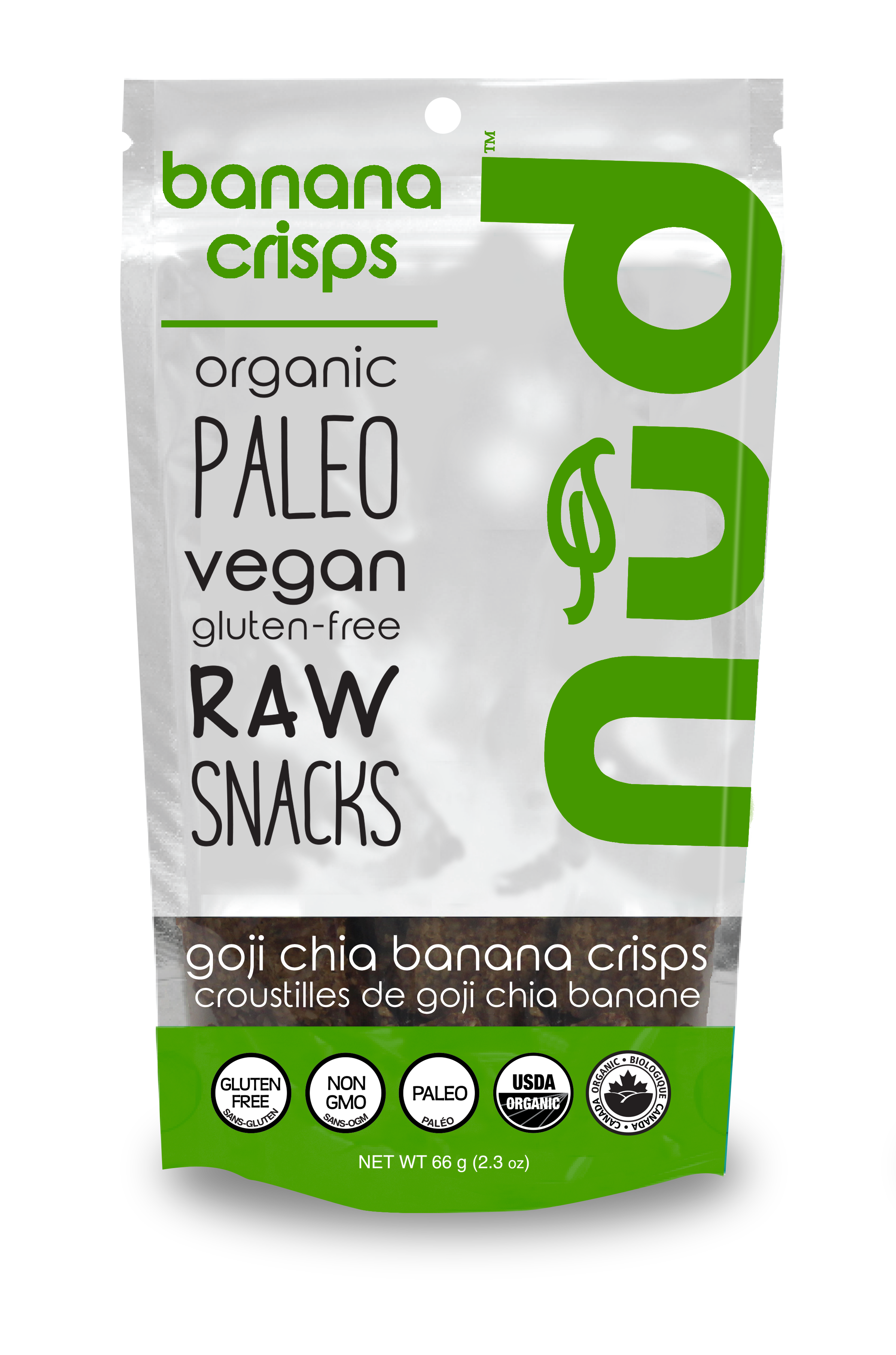 Goji Chia Banana Crisps