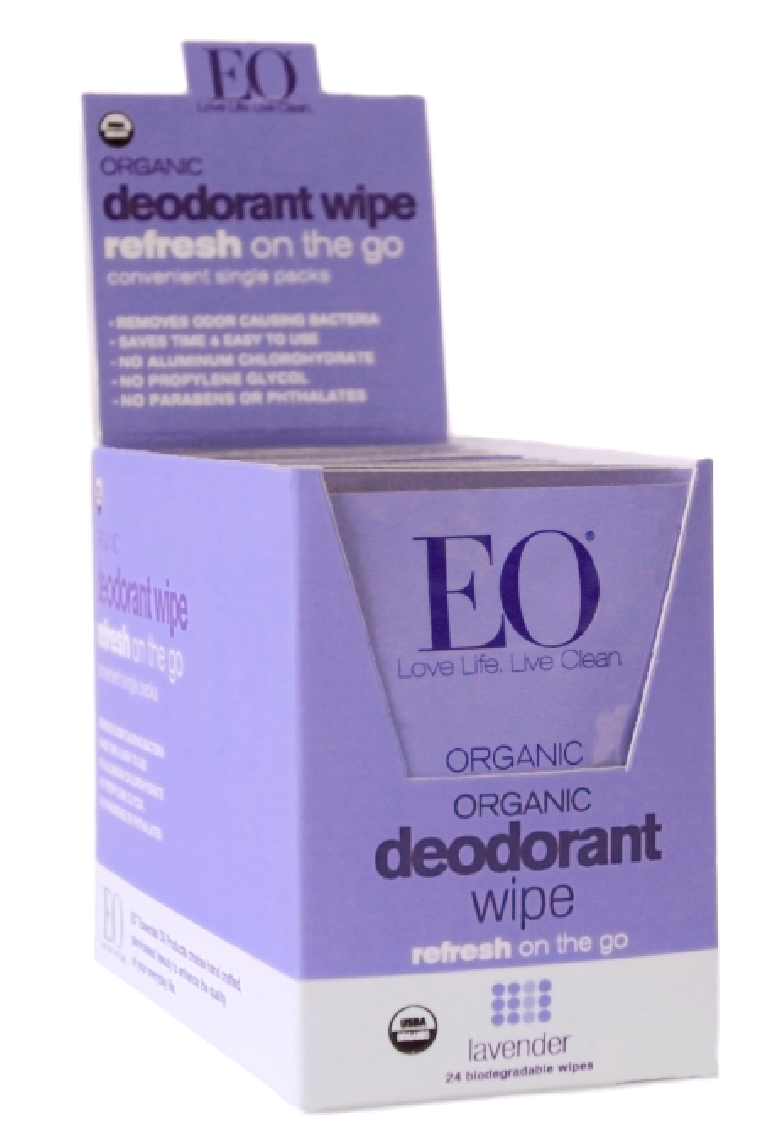 EO Deodorant Lavender Wipes