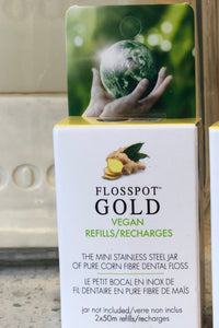 Flosspot GOLD vegan floss refill
