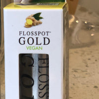 Flosspot GOLD vegan dental floss