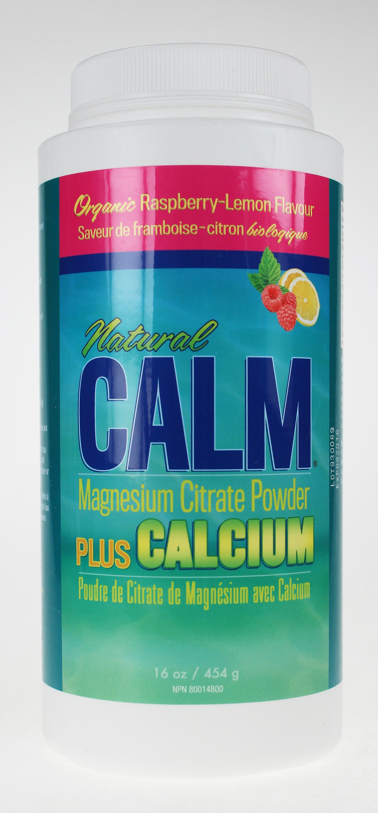 Calm Plus Calcium Raspberry Lemon