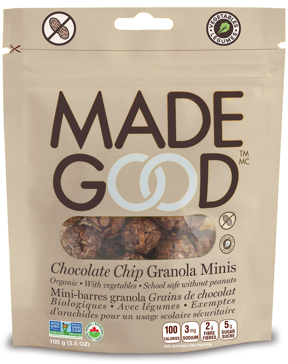 Chocolate Chip Granola Minis Pouch