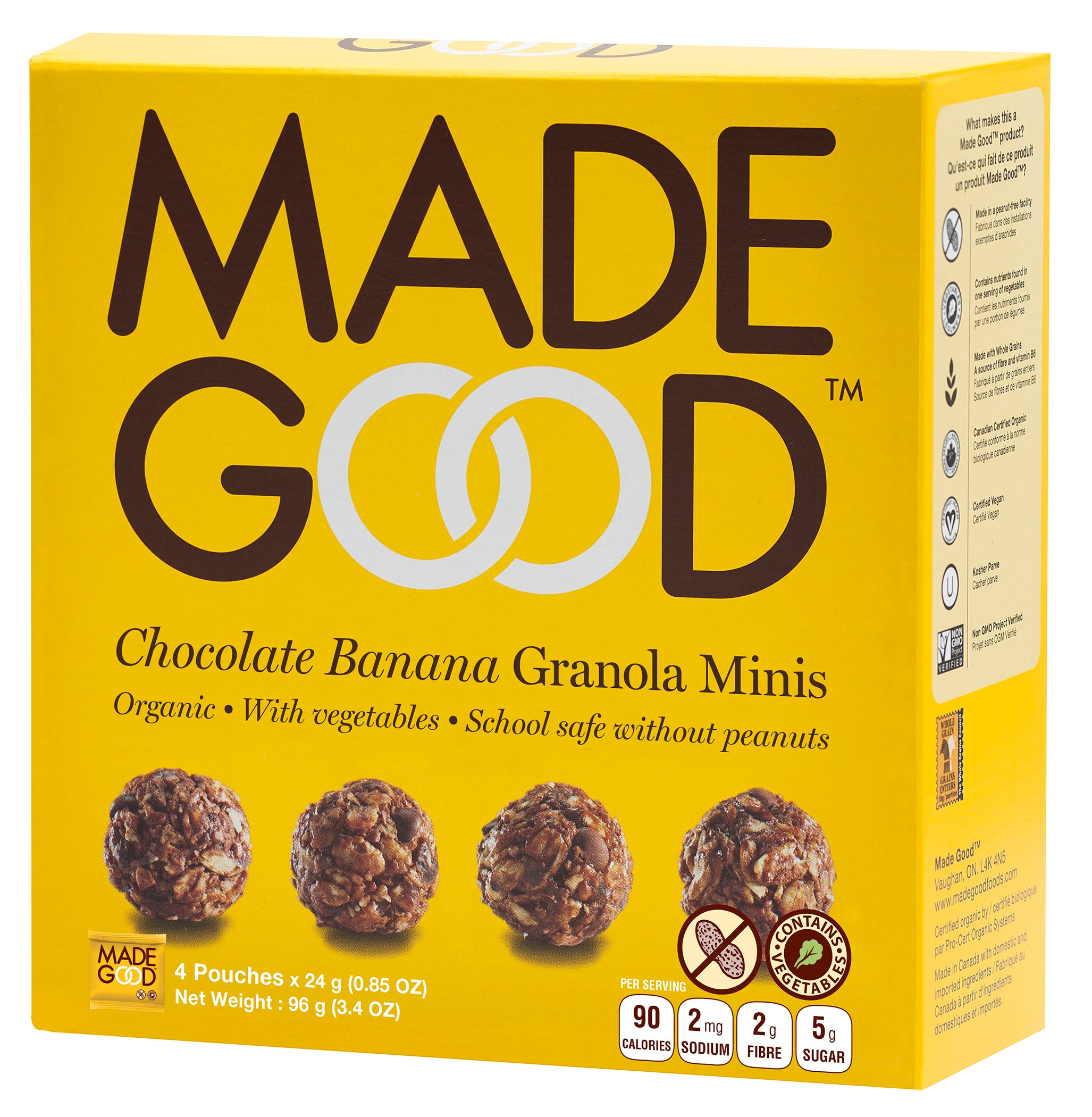 Chocolate Banana Granola Minis