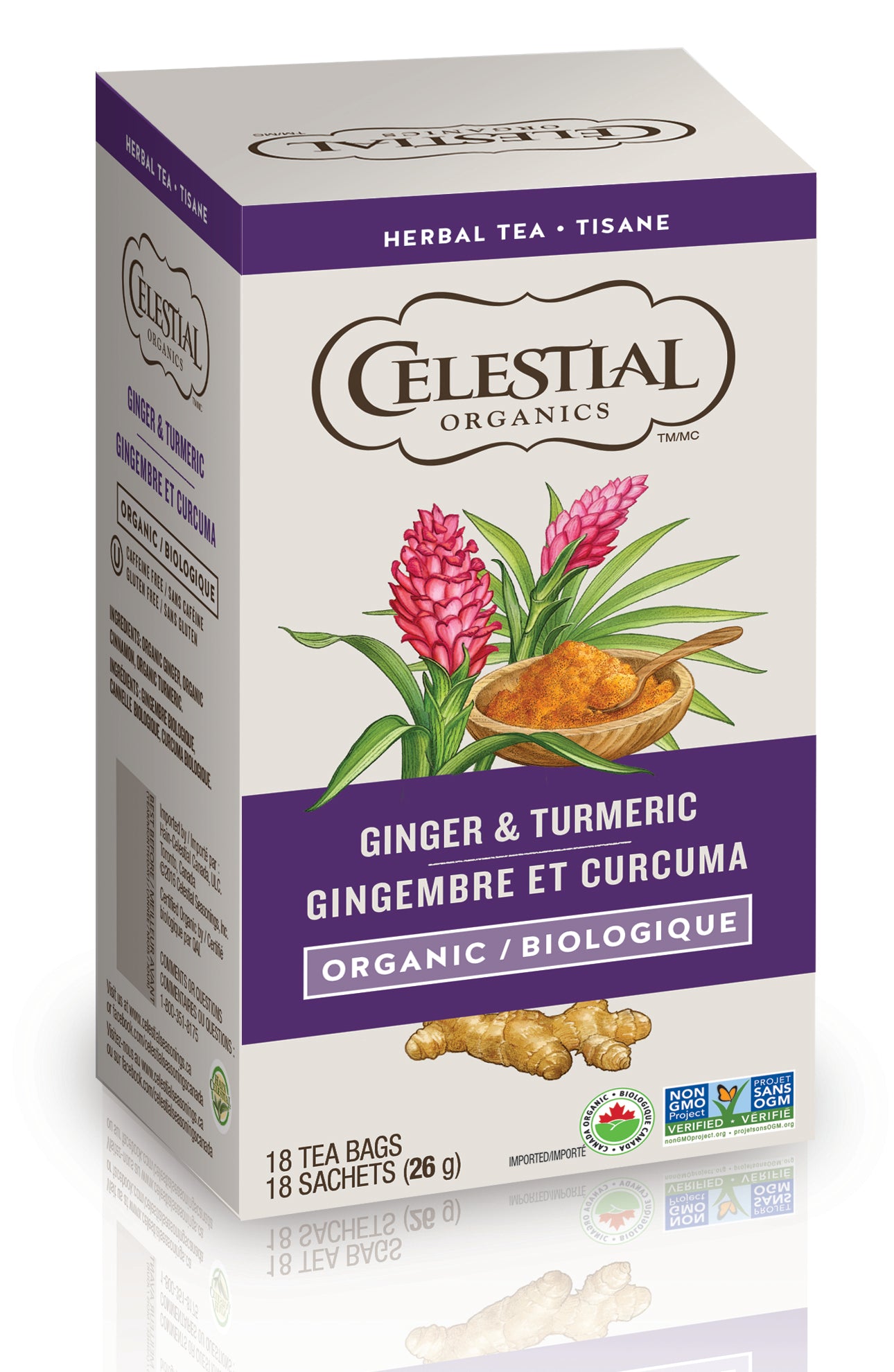 Organics Ginger Turmeric Herbal Tea