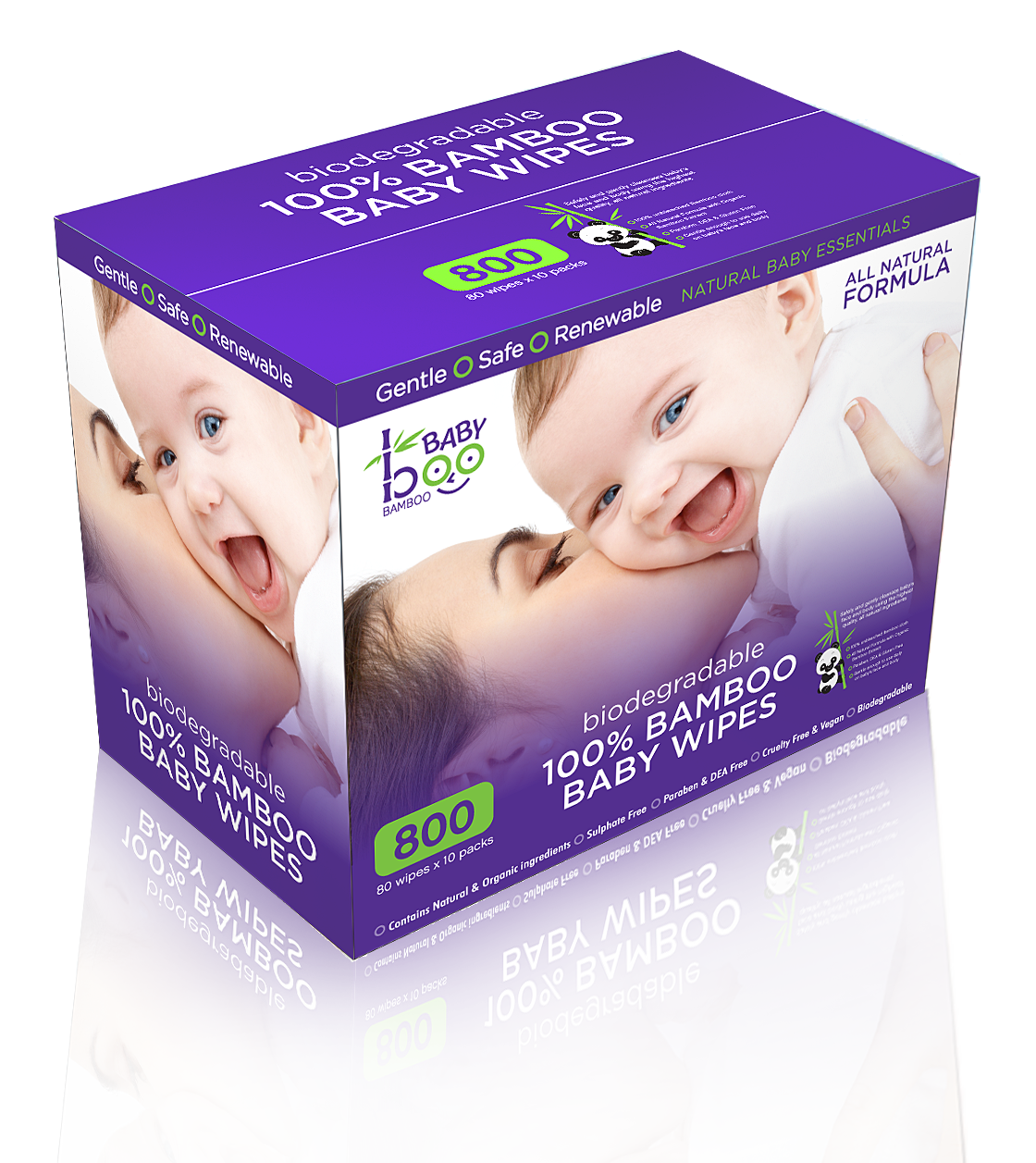 Baby Boo Wipes Box 800 Ct