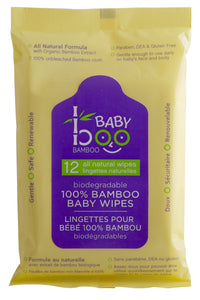 Baby Boo Biodegradable Travel Wipes